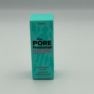 Benefit POREfessional Super Setter Long Lasting Makeup Spray 0.5oz Travel Sz NEW
